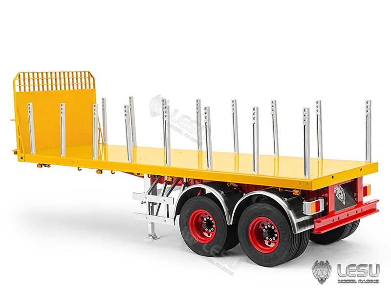 Lesu Flachbett Auflieger 20 Fuß, 2 Achsen, Bausatz unlackiert