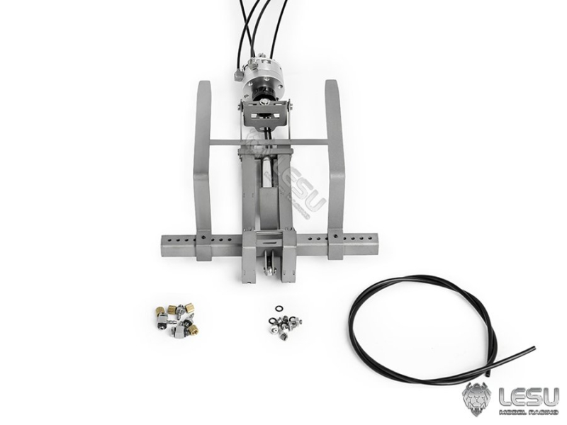Lesu Palettengabel mit Rotationsantrieb für LKW Ladekran 1:14