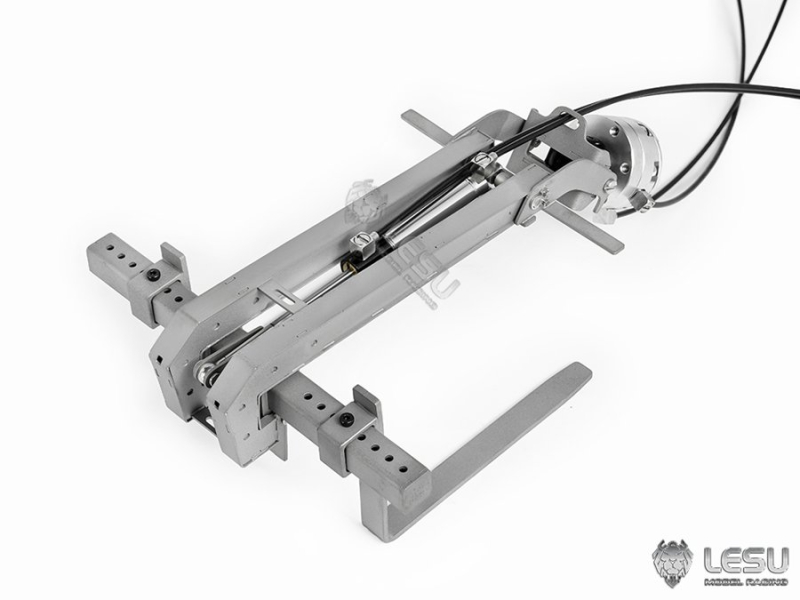 Lesu Palettengabel mit Rotationsantrieb für LKW Ladekran 1:14