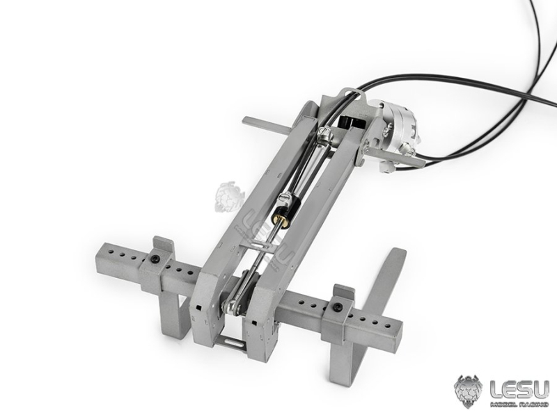 Lesu Palettengabel mit Rotationsantrieb für LKW Ladekran 1:14