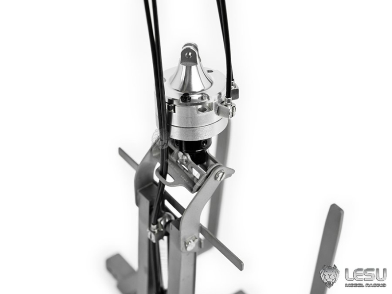 Lesu Palettengabel mit Rotationsantrieb für LKW Ladekran 1:14