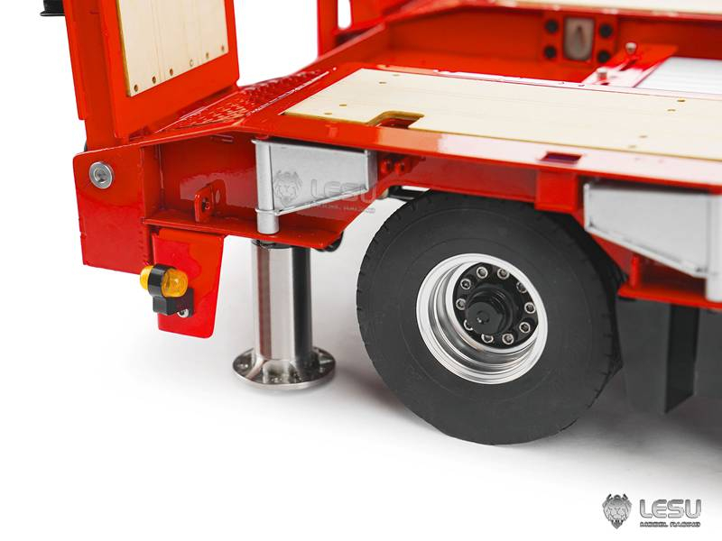 Lesu Tieflader, Schwerlast Anhänger mit Hydraulik, KIT