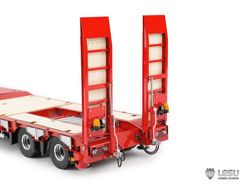 Lesu Tieflader, Schwerlast Anhänger mit Hydraulik, KIT