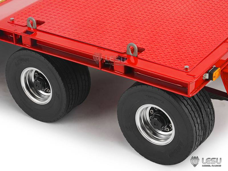 Lesu Tieflader, Schwerlast Anhänger mit Hydraulik, KIT