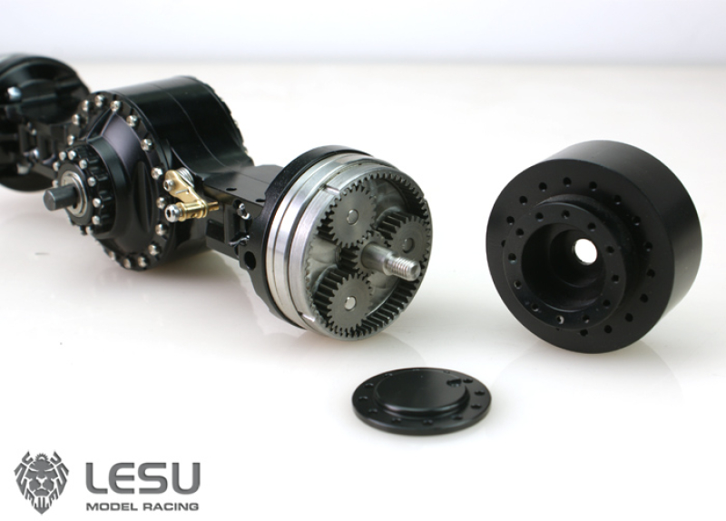 Radladerachse aus Metall ohne Durchtrieb, sperrbar