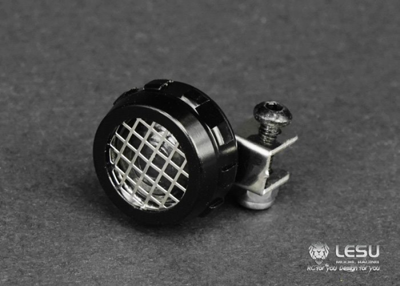 Zusatzscheinwerfer rund Var. A für Tamiya LKW oder Andere