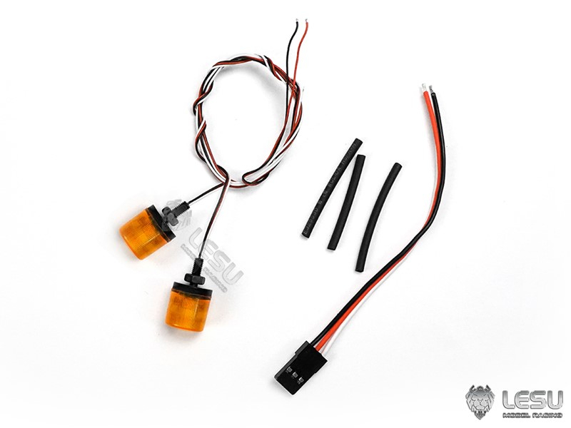 Rundumleuchten orange für Tamiya LKW, Var. A