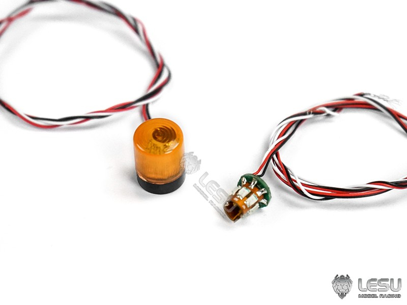 Rundumleuchte orange für Tamiya LKW, Var. B