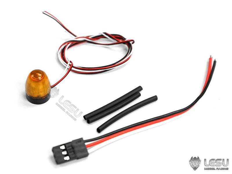 Rundumleuchte orange für Tamiya LKW, Var. B