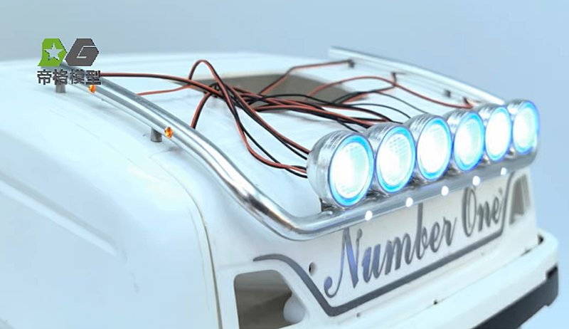 Dachlampenbügel für europäische Tamiya LKW, Var. C