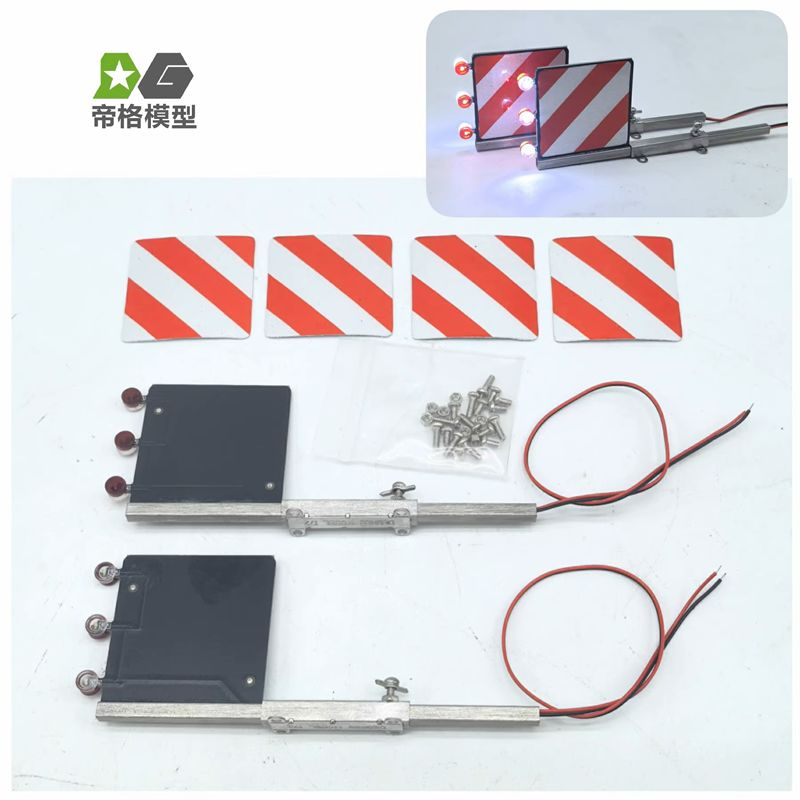 Warntafeln Überbreite mit LED rot/weiss