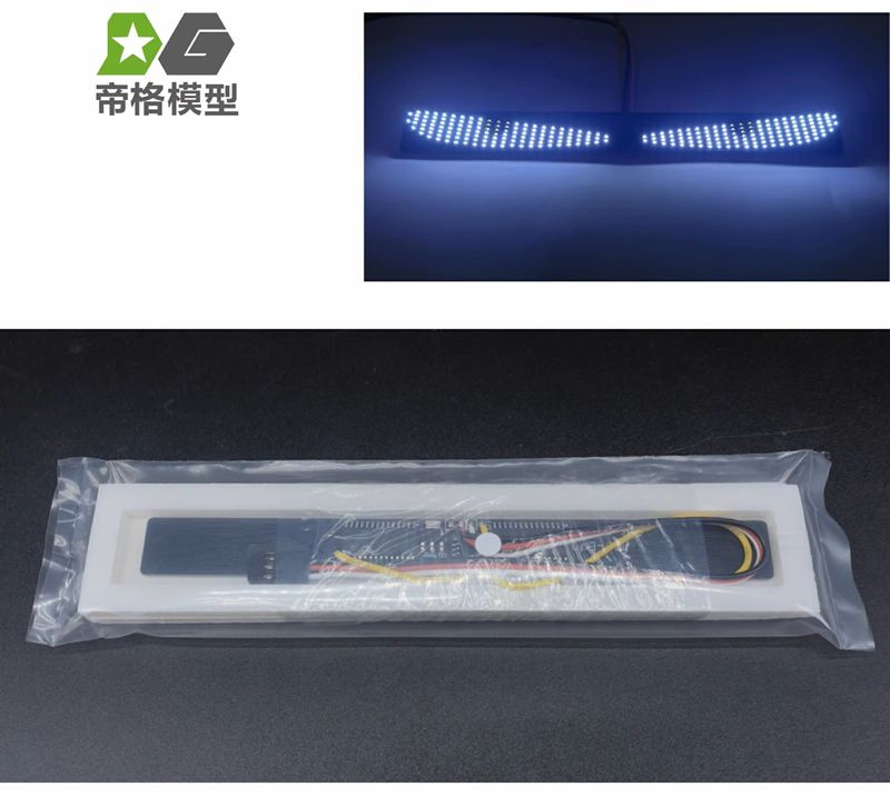 Showlicht "Böse Augen" für Tamiya LKW, Lichtfarbe weiss