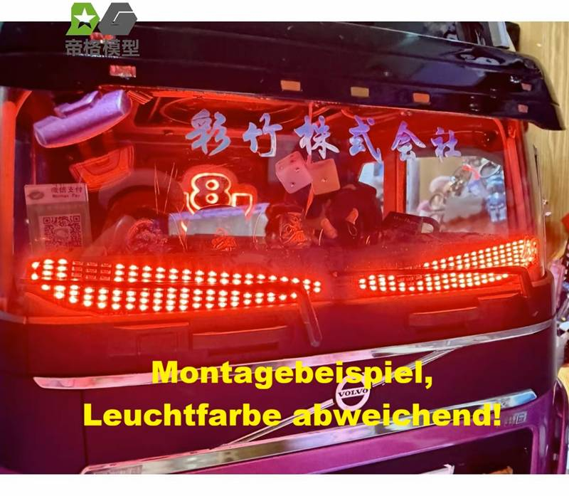 Showlicht "Böse Augen" für Tamiya LKW, Lichtfarbe weiss