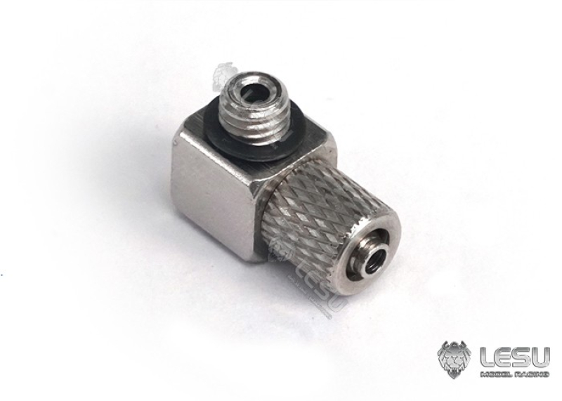 Hydraulik Anschluss 90°, M5 auf 4mm Schlauch