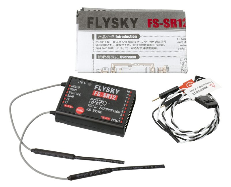 Flysky SR12 ANT Empfänger 12 Kanal
